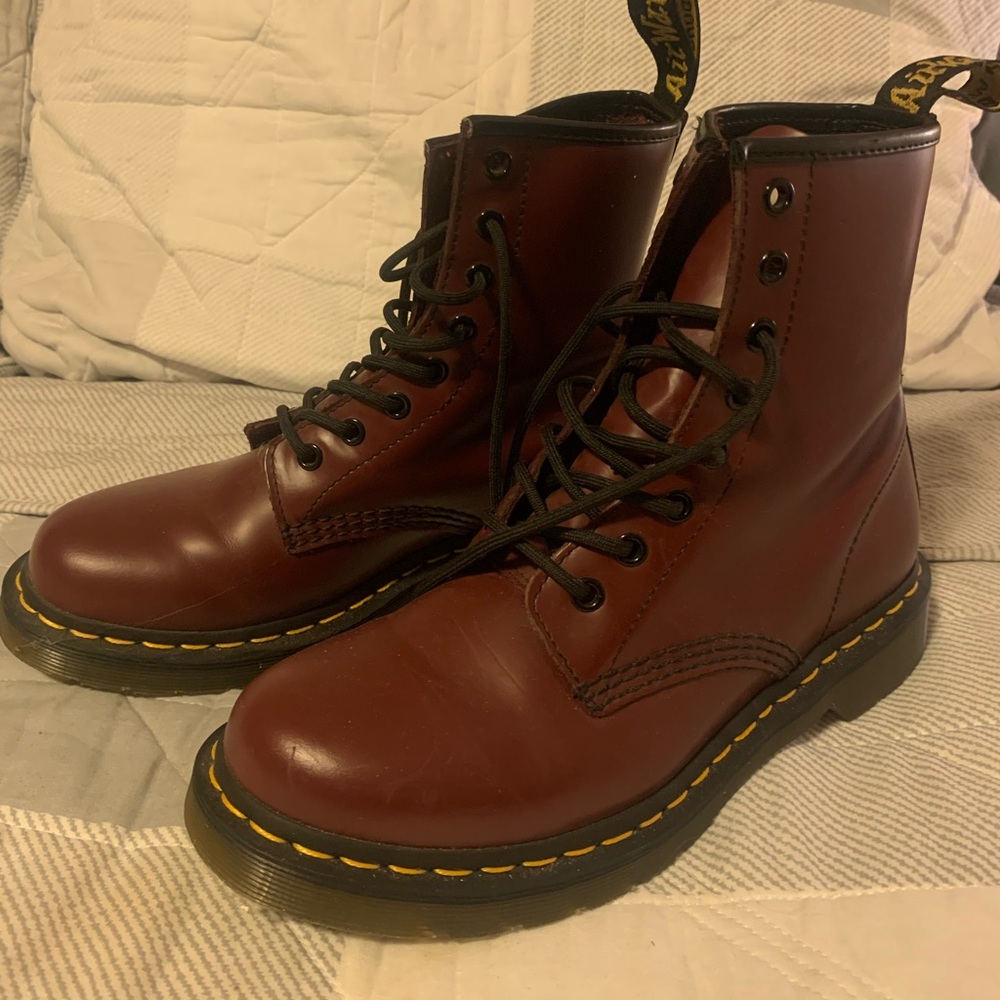 Dr. Martens 1460 Cherry Red Leather Boots